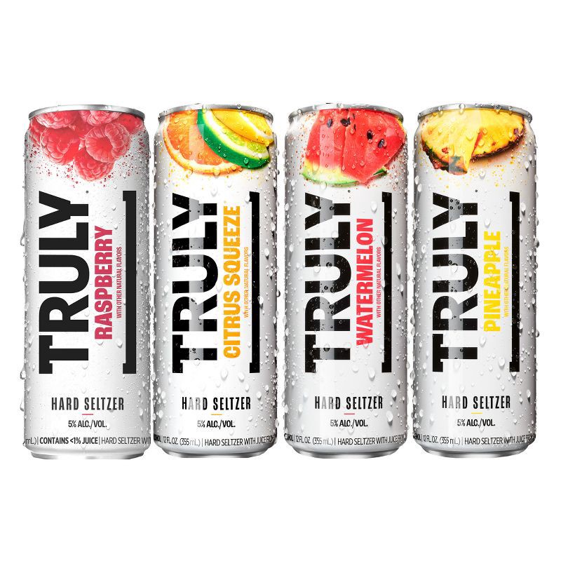 slide 2 of 9, Truly Spiked & Sparkling Truly Party Pack Variety Pack - 12pk/12 fl oz Cans, 12 ct; 12 fl oz