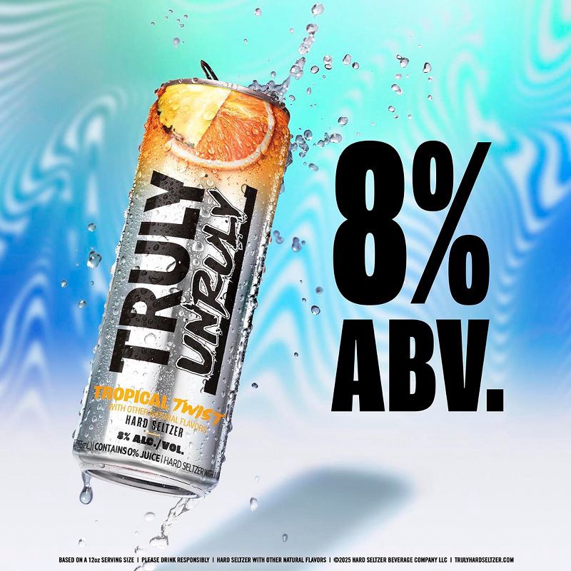 slide 5 of 7, Truly Spiked & Sparkling Truly Unruly Variety Pack - 12pk/12 fl oz Cans, 12 ct; 12 fl oz