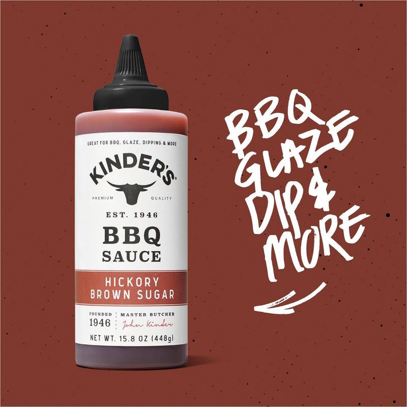 slide 4 of 4, Kinder's Hickory Brown Sugar BBQ Sauce - 15.8oz, 15.8 oz