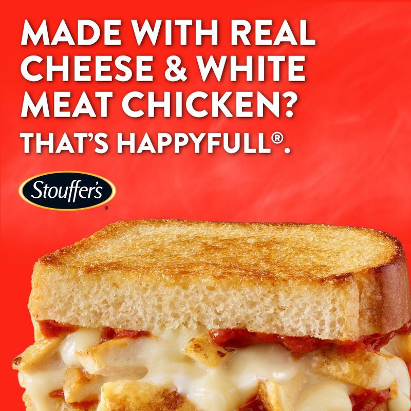 slide 3 of 8, Stouffer's Sandwich Melt Fulls Grilled Chicken Parmesan Frozen Lunch Meal - 6.6oz, 6.6 oz