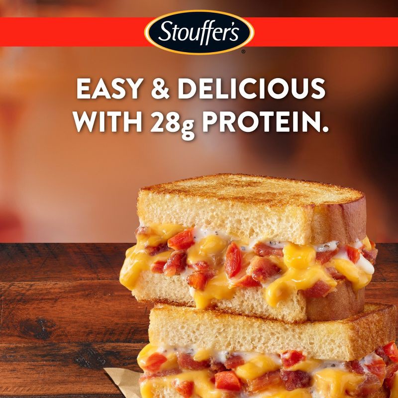 slide 9 of 10, Stouffer's Sandwich Melt-Fulls Cheddar Bacon Tomato Frozen Lunch Meal - 6.6oz, 6.6 oz