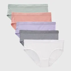 Hanes Originals Girls' 5pk SuperSoft Hipster Underwear 12
