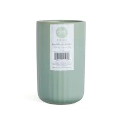 Core Home Ceramic Toothbrush Holder - Green