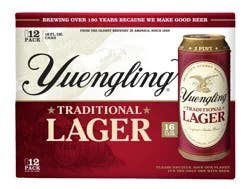 Yuengling Traditional Lager Beer 12 - 16 fl oz Cans