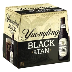 Yuengling 12 Pack Black & Tan Beer 12 - 12 fl oz Bottles