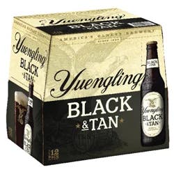 Yuengling 12 Pack Black & Tan Beer 12 - 12 fl oz Bottles