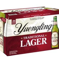 Yuengling Traditional Lager Beer 24 - 12 fl oz Bottles