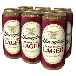 Yuengling Traditional Lager Beer 6 - 16 fl oz Cans