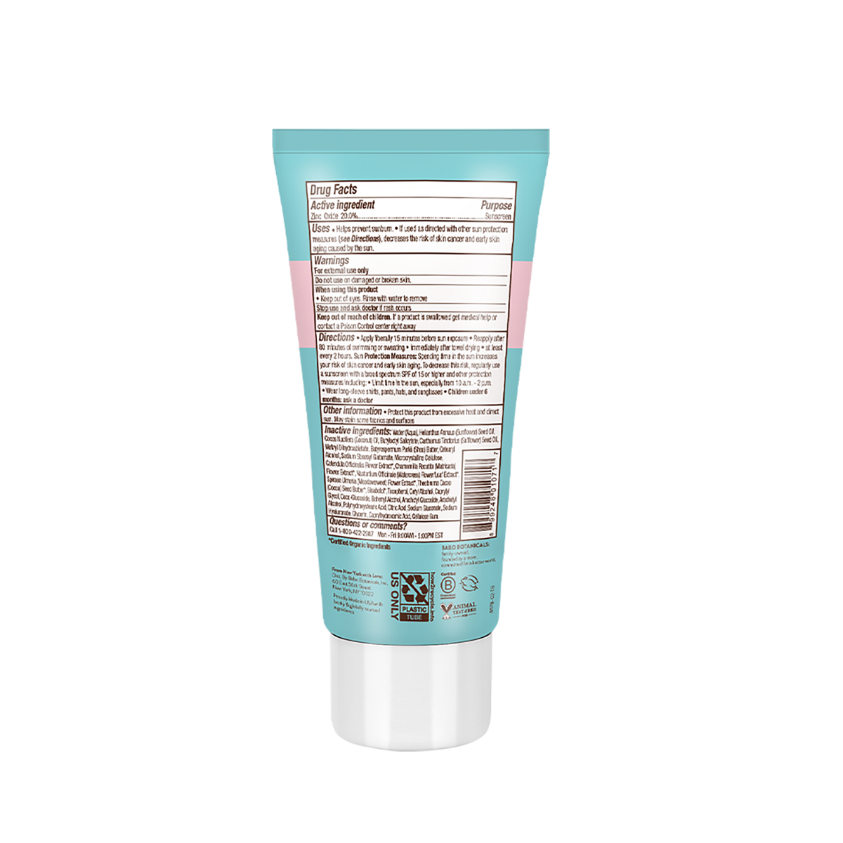 slide 13 of 13, Babo Botanicals Broad Spectrum SPF 50 Sensitive Baby Mineral Sunscreen Lotion 3 fl oz, 3 fl oz