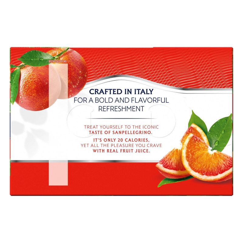 slide 5 of 9, Sanpellegrino Zero Blood Orange Italian Sparkling Beverage - 6pk/11.15 fl oz Cans, 6 ct; 11.15 fl oz