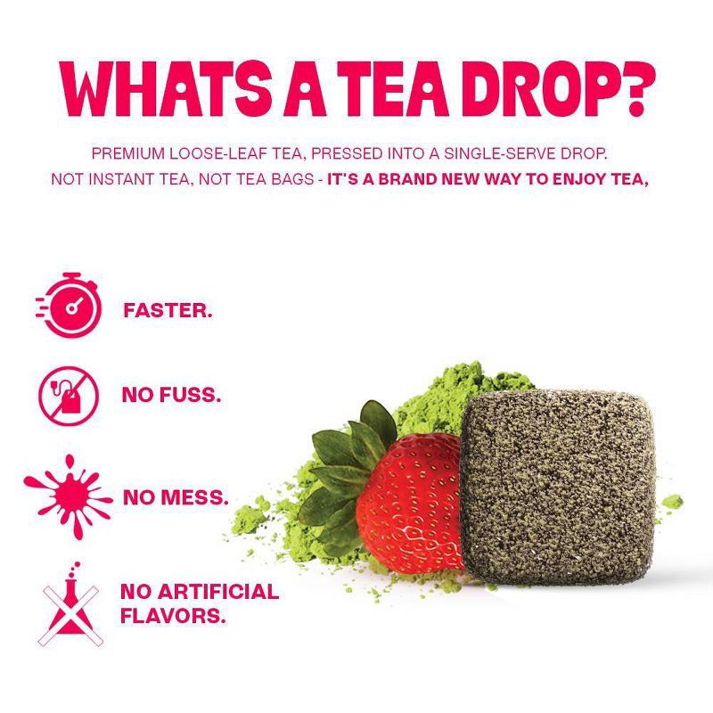 slide 13 of 16, Tea Drops Strawberry Matcha Latte Kit - 3.91oz, 3.91 oz