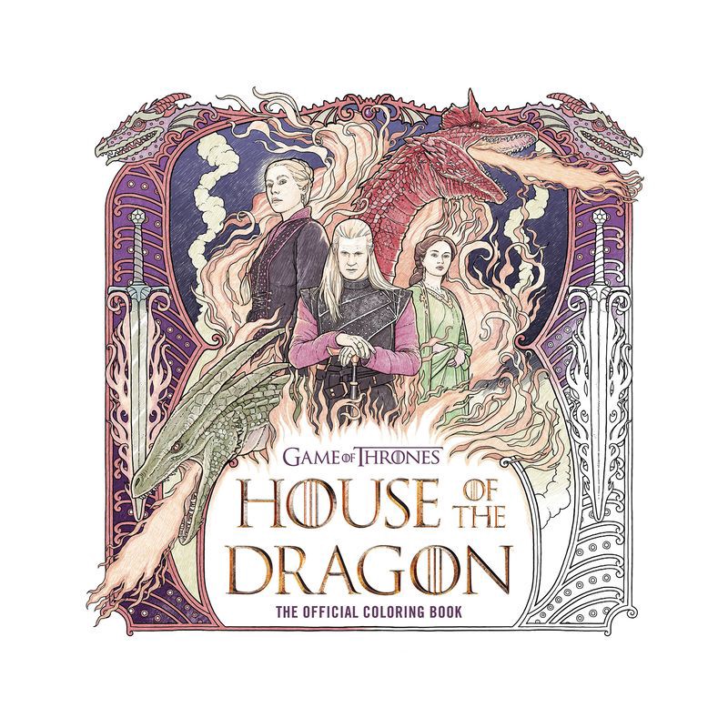 slide 1 of 1, House of the Dragon: The Official Coloring Book - (The Targaryen Dynasty: The House of the Dragon) by Random House Worlds (Paperback), 1 ct