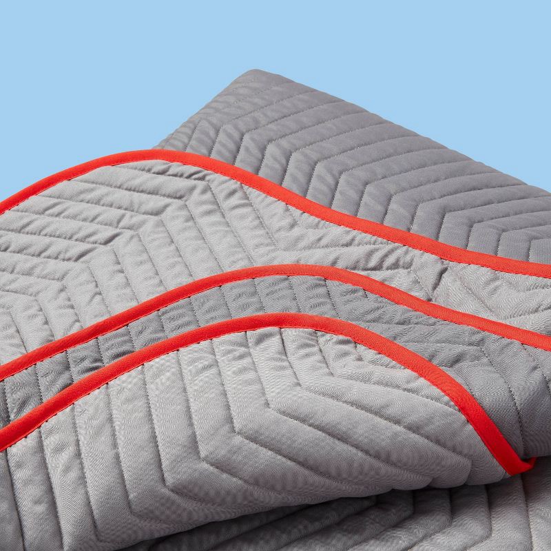 slide 2 of 3, Small Moving Blanket Poly Bag - up&up™: Geometric Outdoor Blanket, Camping, Machine Washable, 72"x54" Gray, 1 ct