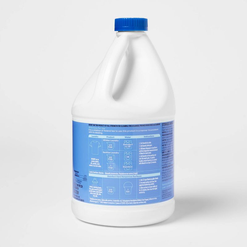 slide 4 of 4, Low Splash Bleach - 81 fl oz - up&up™, 81 fl oz