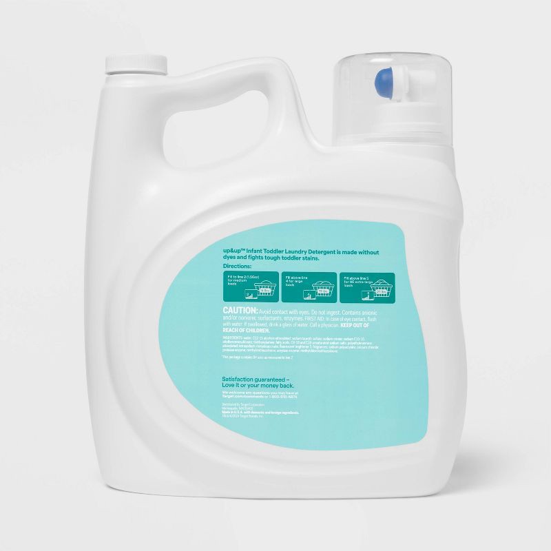 slide 3 of 3, Infant Toddler Liquid Laundry Detergent 84 Loads - 132 fl oz - up&up™, 132 fl oz