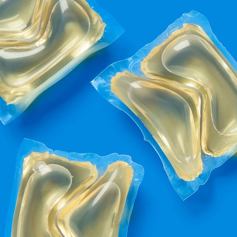 slide 2 of 3, Free & Clear Unscented Concentrated Laundry Detergent Pods 42 Pacs - 30.3oz - up&up™, 30.3 oz