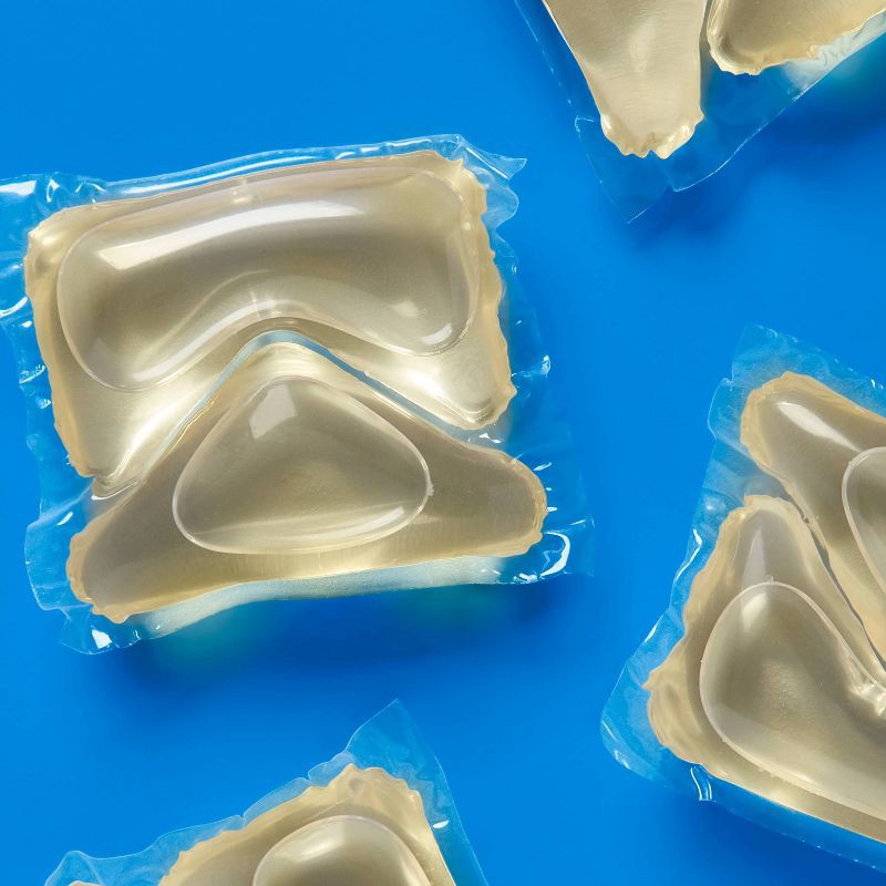 slide 2 of 3, Free & Clear Unscented Concentrated Laundry Detergent Pods 72 Pacs - 51.8oz - up&up™, 51.8 oz