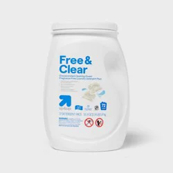 Free & Clear Unscented Concentrated Laundry Detergent Pods 72 Pacs - 51.8oz - up&up™