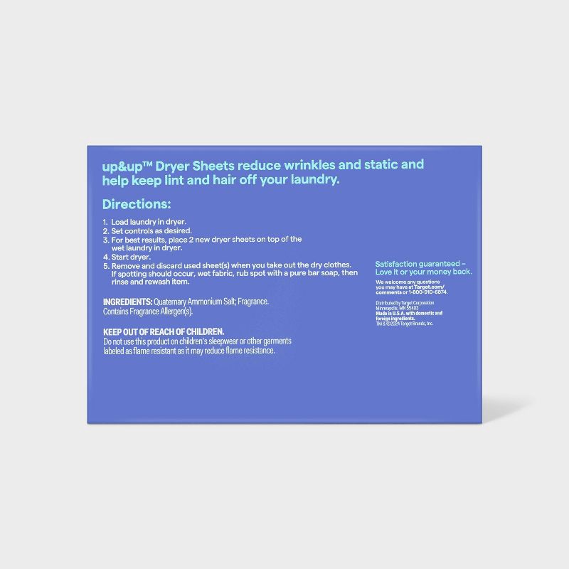 slide 2 of 2, Dryer Sheets - Lavender Bloom - 250ct - up&up™, 250 ct