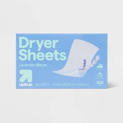 Dryer Sheets - Lavender Bloom - 105ct - up&up™