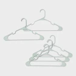 18pk Hangers Mindful Mint - Room Essentials™: Plastic Clothes Hangers for Shirts, Dresses, Tank Tops, Adult Use