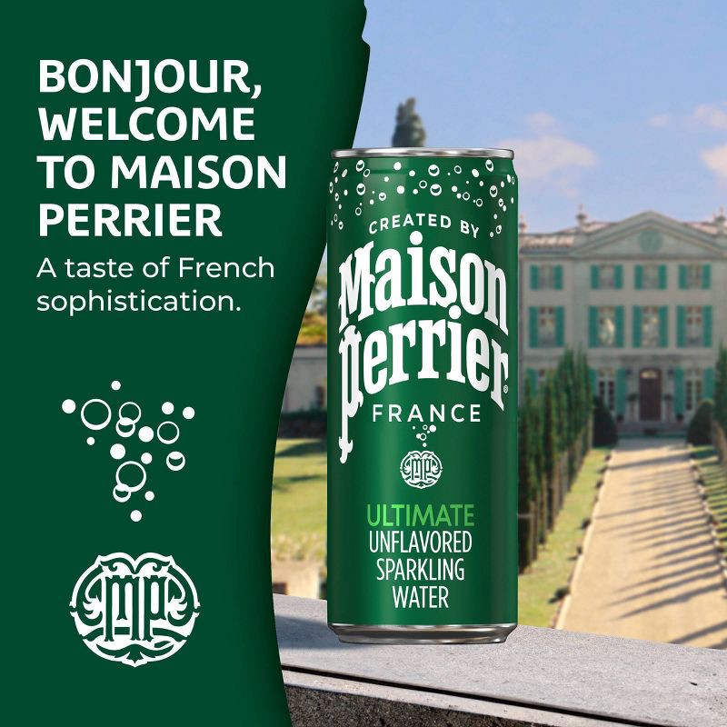 slide 3 of 8, Maison Perrier Sparkling Water - 8pk/11.15 fl oz Cans, 8 ct, 11.15 fl oz