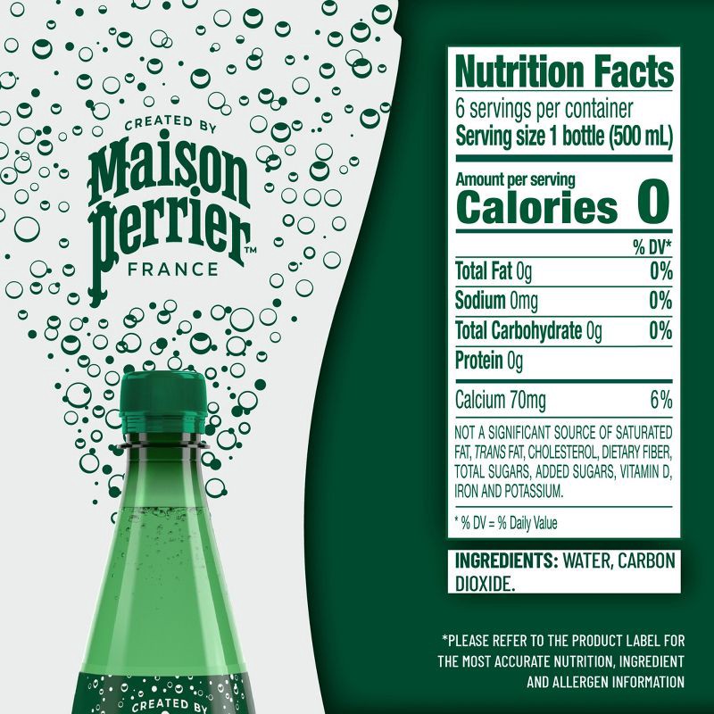 slide 6 of 8, Maison Perrier Sparkling Water - 6pk/16.9 fl oz Bottles, 6 ct; 16.9 fl oz
