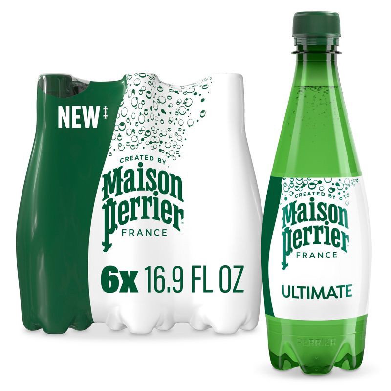 slide 9 of 10, Maison Perrier Unflavored Sparkling Water - 6pk/16.9 fl oz Bottles, 6 ct; 16.9 fl oz