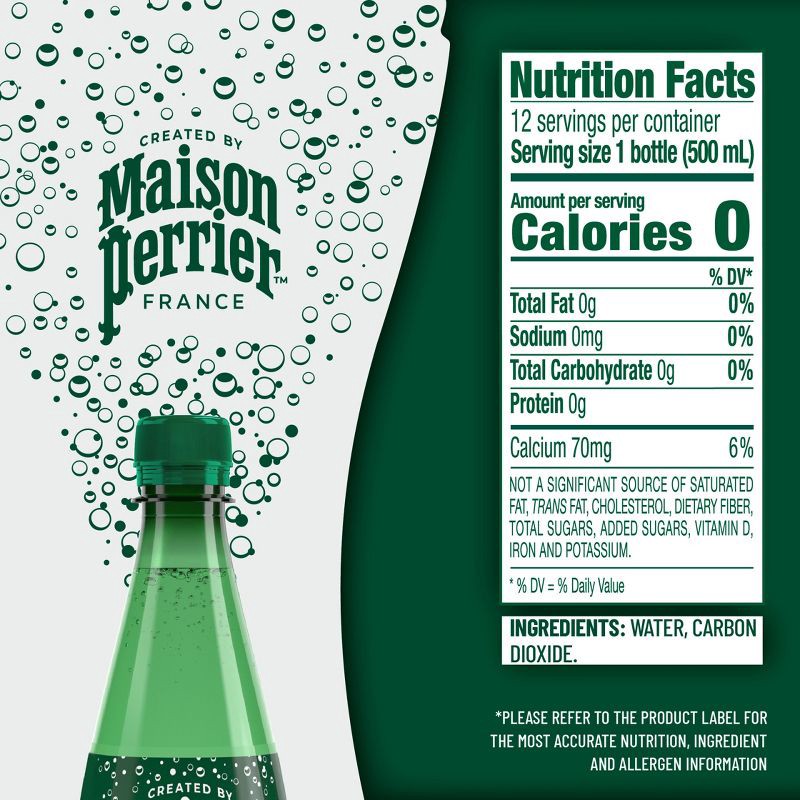 slide 4 of 8, Maison Perrier Sparkling Water - 12pk/16.9 fl oz Bottles, 12 ct; 16.9 fl oz