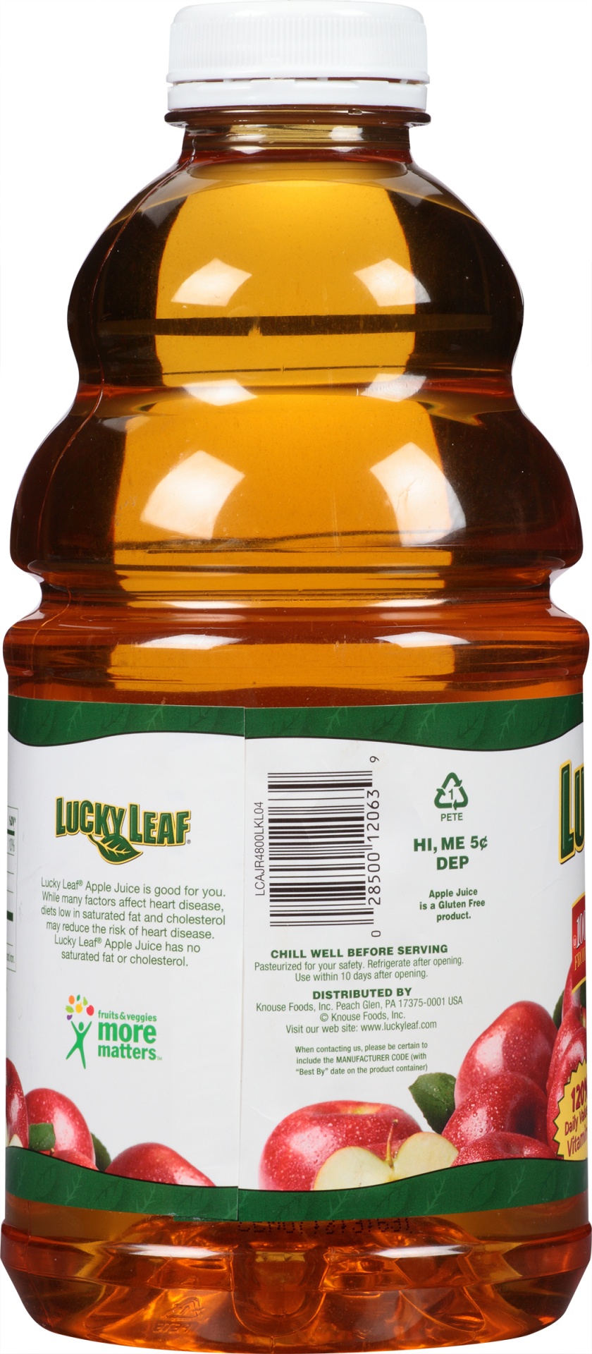 slide 6 of 6, Lucky Leaf Apple Juice - 48 oz, 48 oz