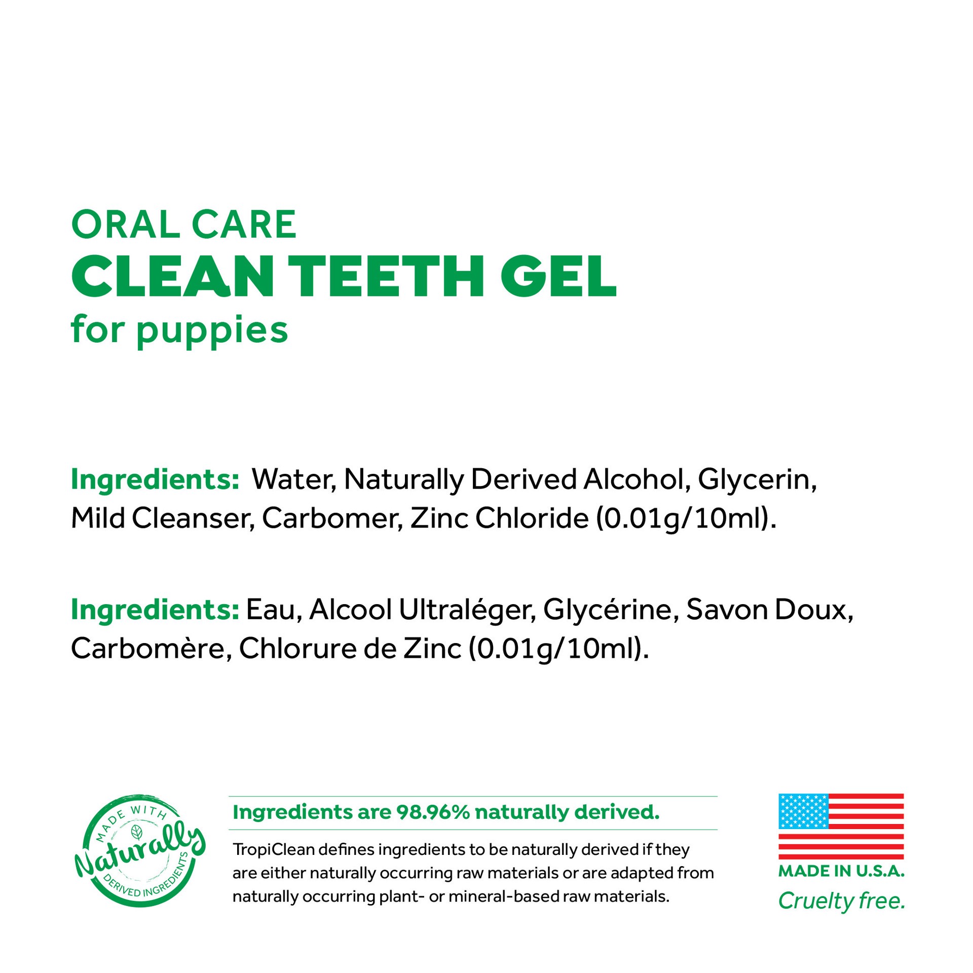 slide 9 of 10, TropiClean Fresh Breath No Brushing Clean Teeth Dental & Oral Care Gel for Puppies, 2oz, 2 oz