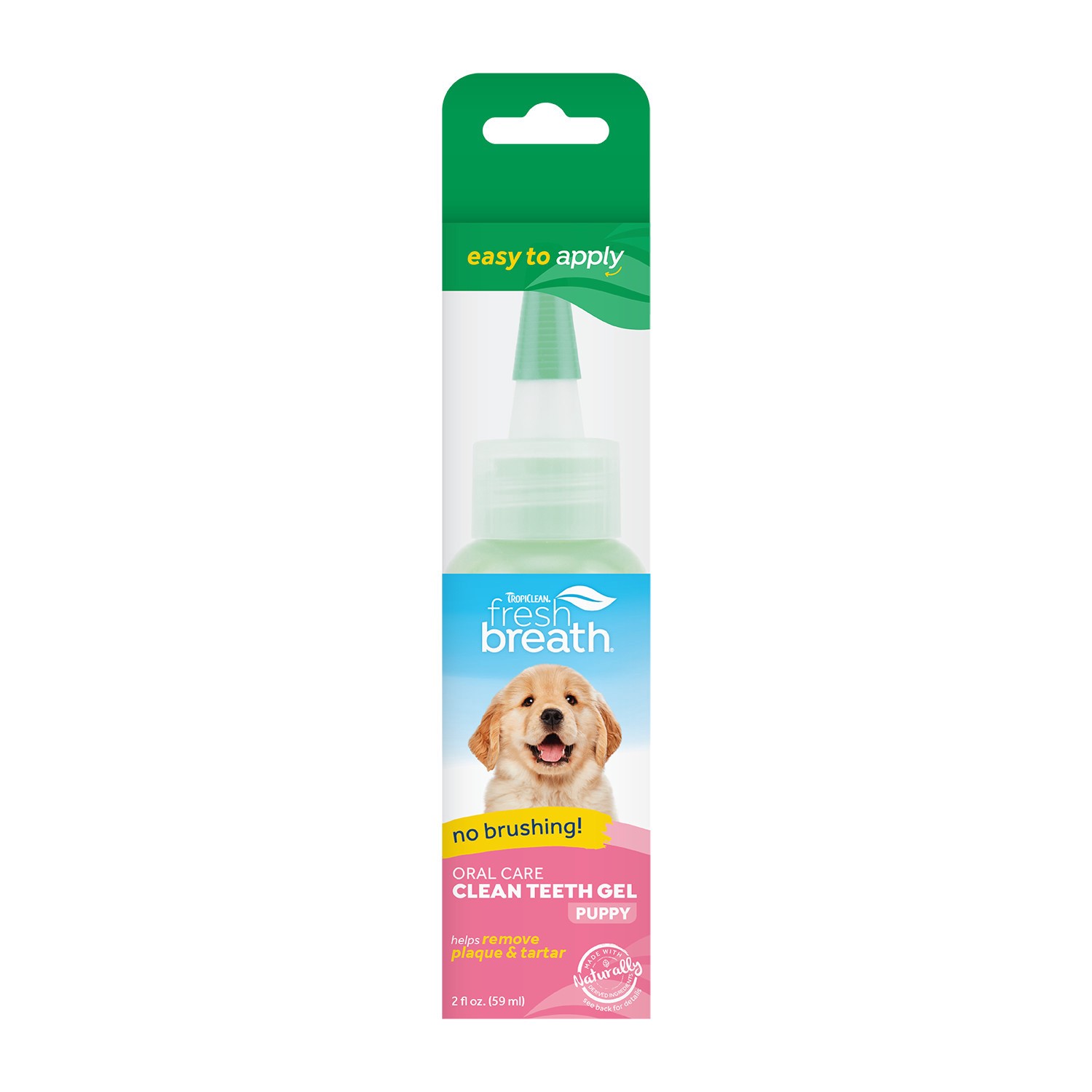 slide 1 of 10, TropiClean Fresh Breath No Brushing Clean Teeth Dental & Oral Care Gel for Puppies, 2oz, 2 oz