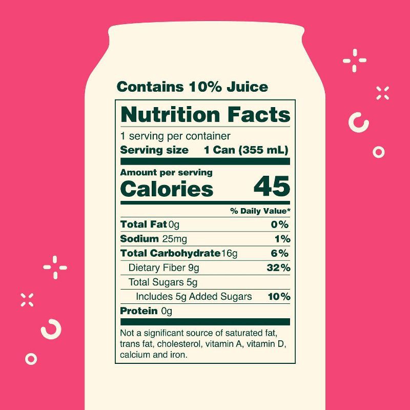 slide 4 of 6, OLIPOP Cherry Vanilla Prebiotic Soda - 12 fl oz Can, 12 fl oz