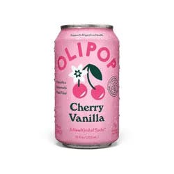 OLIPOP 9g Fiber Prebiotic Soda Cherry Vanilla - 12 fl oz Can