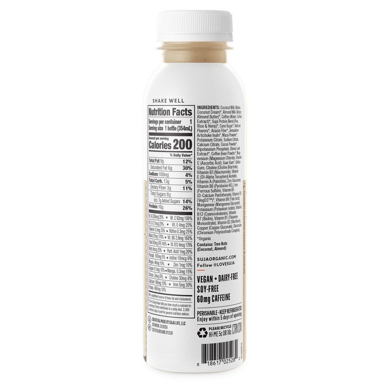 slide 2 of 10, Suja Organic Protein Shake, Coffee Bean Protein Drink - 12 fl oz Bottle, 12 fl oz