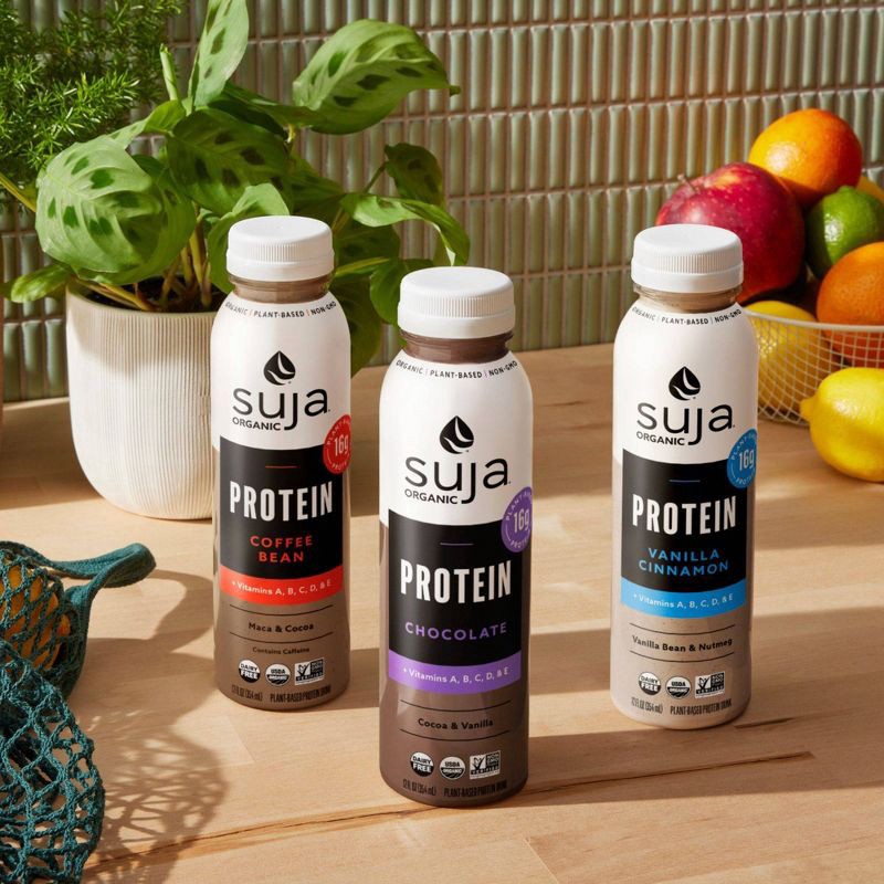 slide 7 of 10, Suja Organic Protein Shake, Coffee Bean Protein Drink - 12 fl oz Bottle, 12 fl oz