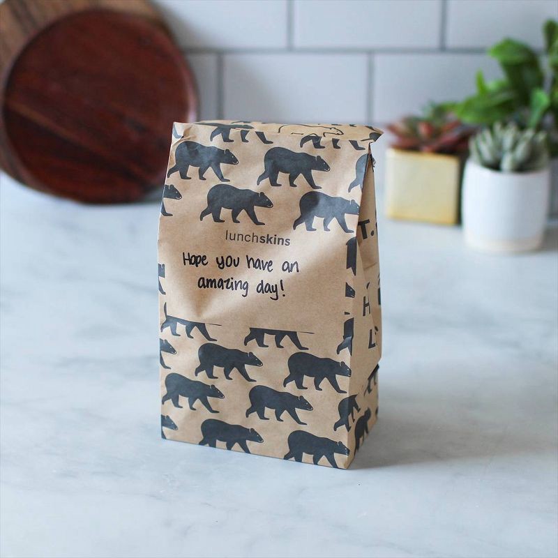 slide 4 of 9, Lunchskins Recyclable Paper Lunch Sacs - 50ct (Variety Pack), 50 ct