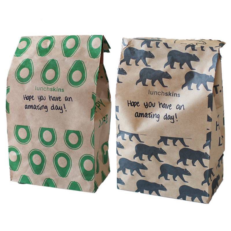 slide 5 of 9, Lunchskins Recyclable Paper Lunch Sacs - 50ct (Variety Pack), 50 ct