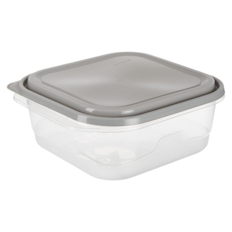slide 3 of 7, GoodCook EveryWare Square Food Storage Containers - 11.7 Cups - 4pcs/2ct - Gray, 4 ct, 2 ct