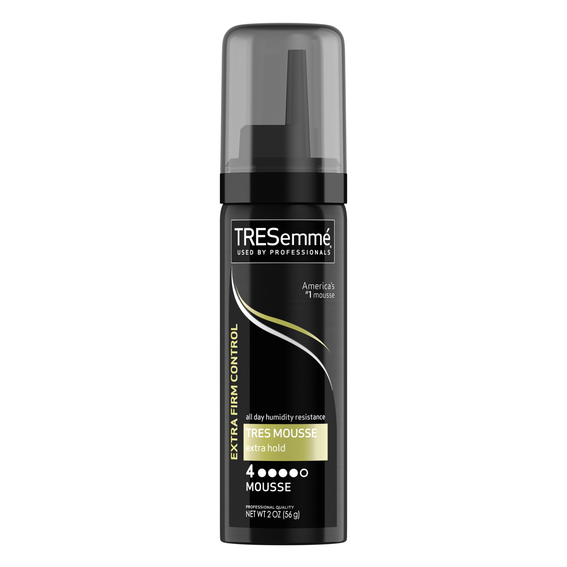 slide 5 of 7, TRESemmé Extra Hold Volumizing Mousse, 2 oz, 2 oz