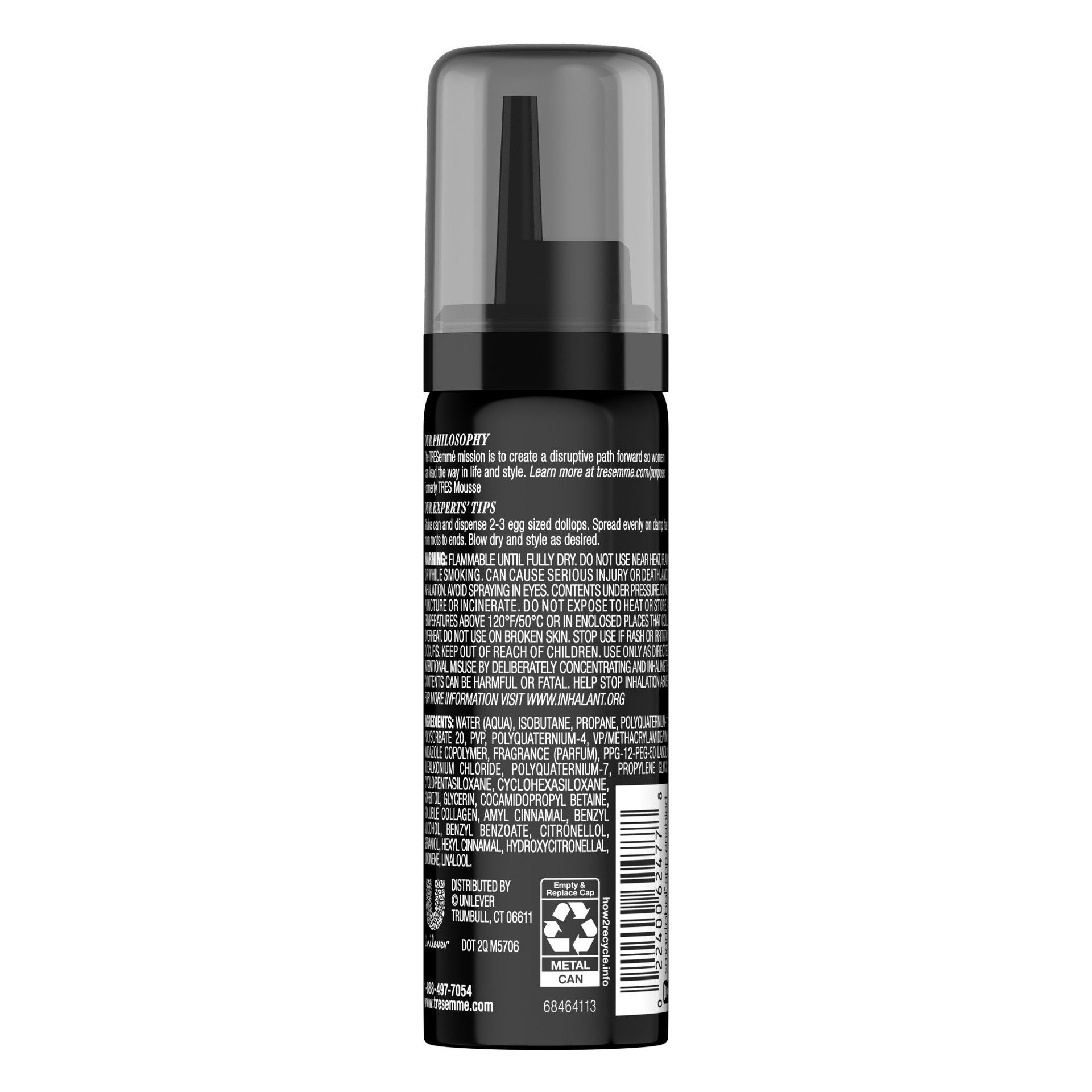 slide 6 of 7, TRESemmé Extra Hold Volumizing Mousse, 2 oz, 2 oz