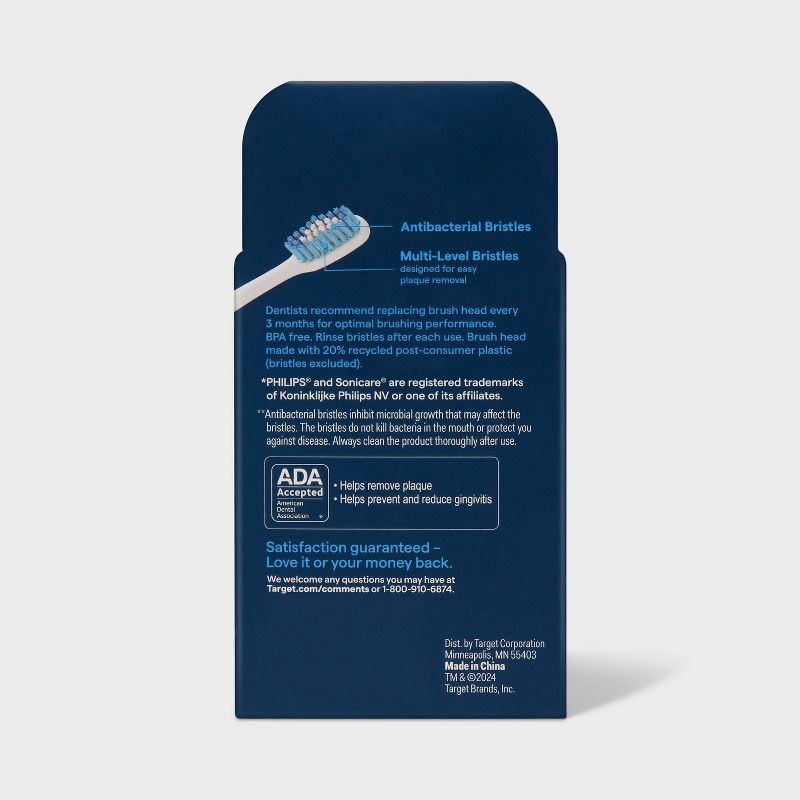 slide 4 of 4, Adult Soft Replacement Heads - 2pk - up&up™, 2 ct