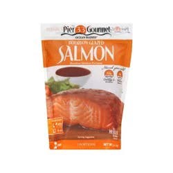 Pier 33 Gourmet Bourbon Salmon - Frozen - 12oz