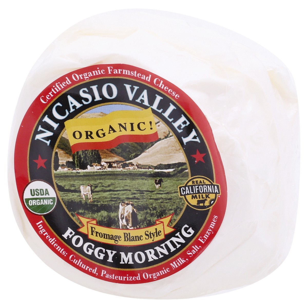 slide 12 of 12, Nicasio Valley Organic Foggy Morning Cheese - 6 oz, 6 oz