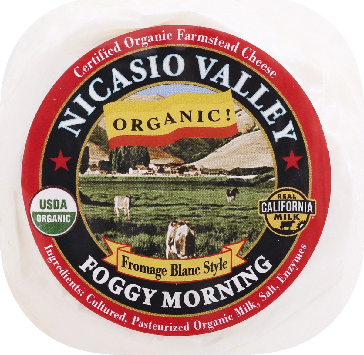 slide 4 of 12, Nicasio Valley Organic Foggy Morning Cheese - 6 oz, 6 oz
