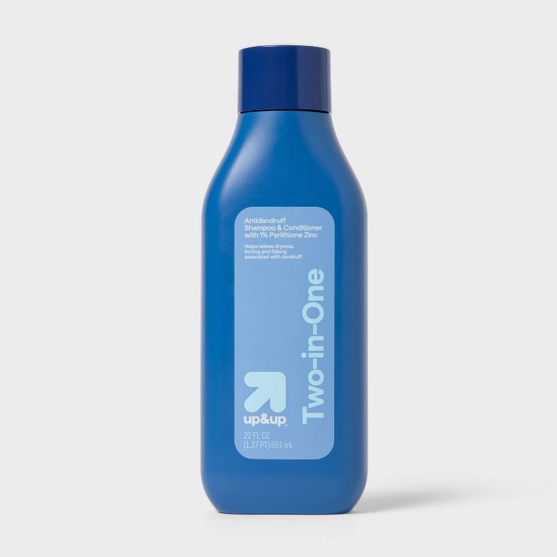 slide 1 of 3, 2-in-1 Dandruff Shampoo/Conditioner with Pyrithione Zinc - 22oz - up&up™, 22 oz