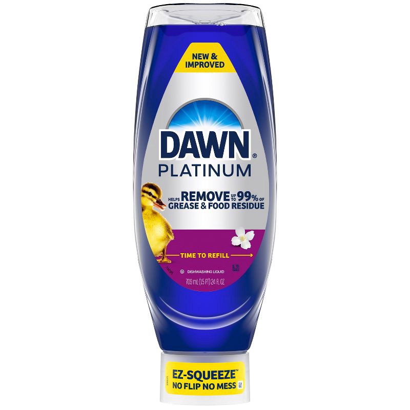 slide 2 of 16, Dawn Platinum Ez Squeeze Dishwashing Liquid - Wild Jasmine - 24.3 fl oz, 24.3 fl oz