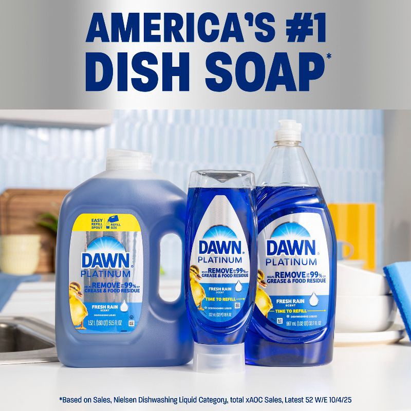 slide 10 of 16, Dawn Platinum Ez Squeeze Dishwashing Liquid - Wild Jasmine - 24.3 fl oz, 24.3 fl oz