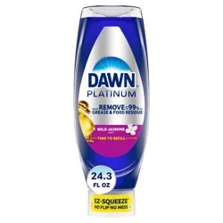 Dawn Platinum Ez Squeeze Dishwashing Liquid - Wild Jasmine - 24.3 fl oz