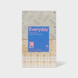Everyday Facial Tissue - 4pk/640ct - up&up™